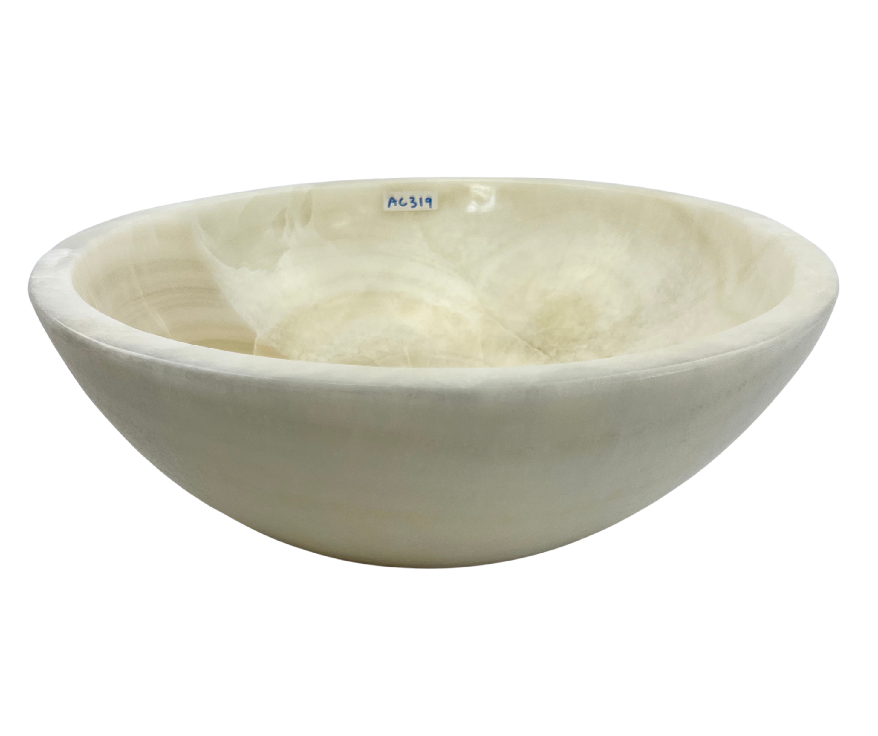 AC319 - Onix Circular Liso - 40 x 40 x 15