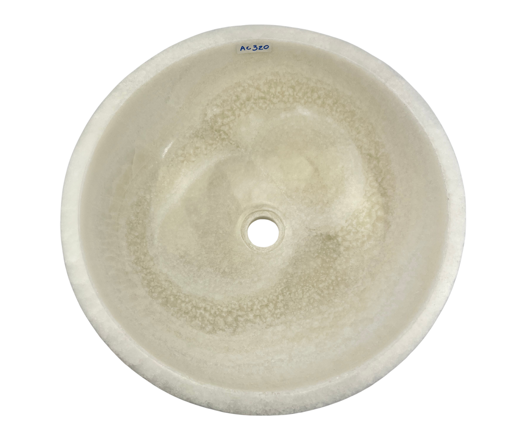 AC320 - Onix Circular Liso - 40 x 40 x 15