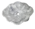 AC752N - Mármol Blanco / Grisaceo Tipo Bowl - 50 x 40.5 x 15