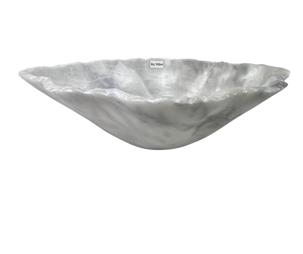 AC752N - Mármol Blanco / Grisaceo Tipo Bowl - 50 x 40.5 x 15