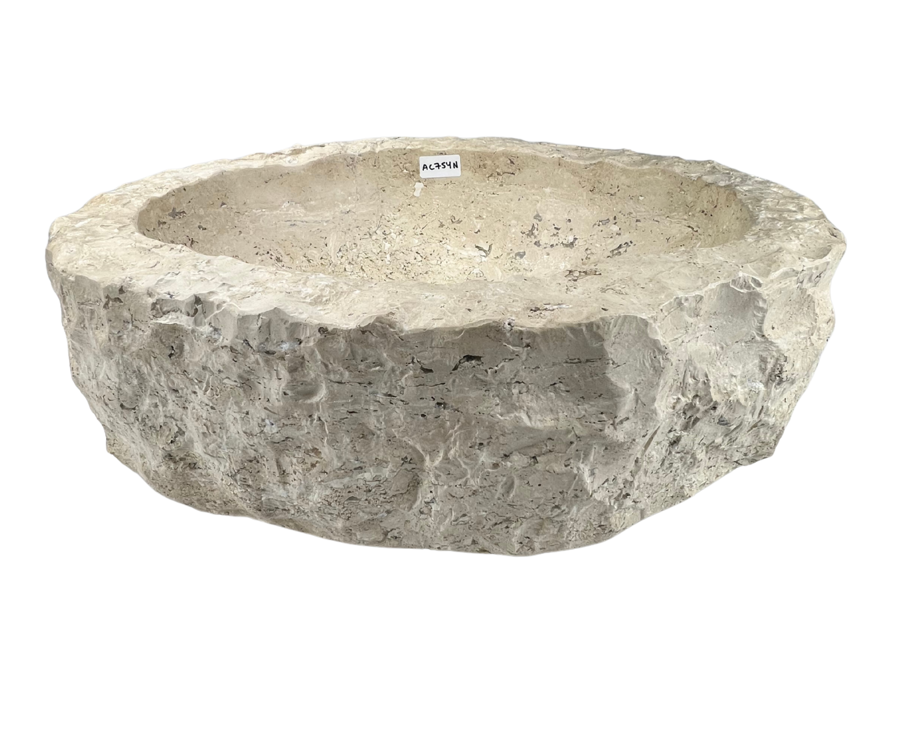 AC754N - Mármol Beige Irregular Raw - 49 x 40 x 16