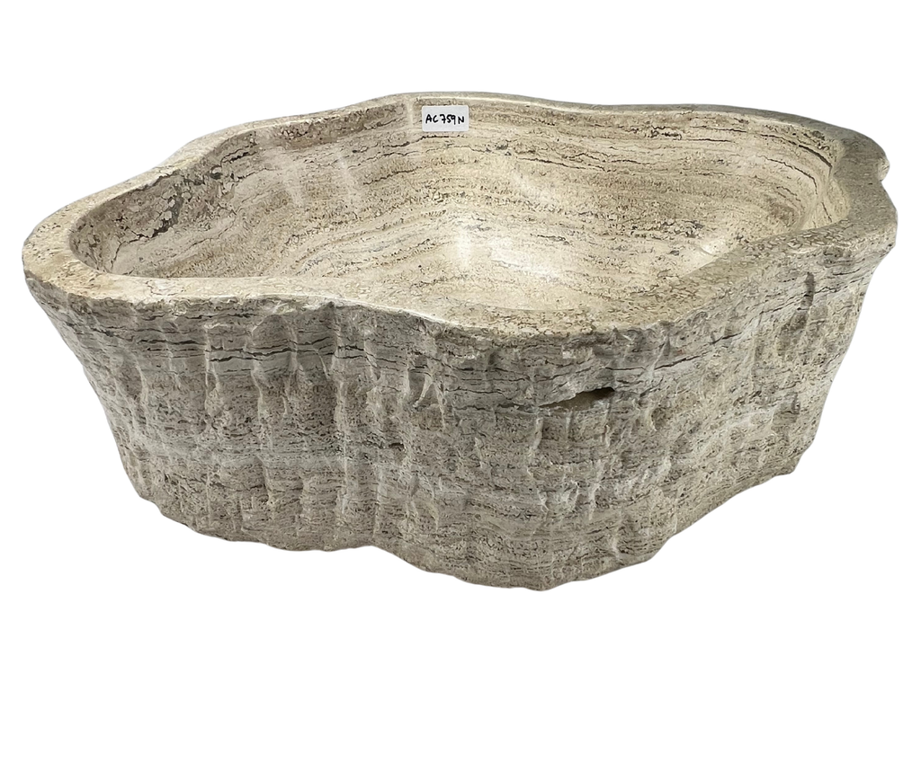 AC759N - Mármol Beige Irregular Raw - 49.5 x 40 x 16