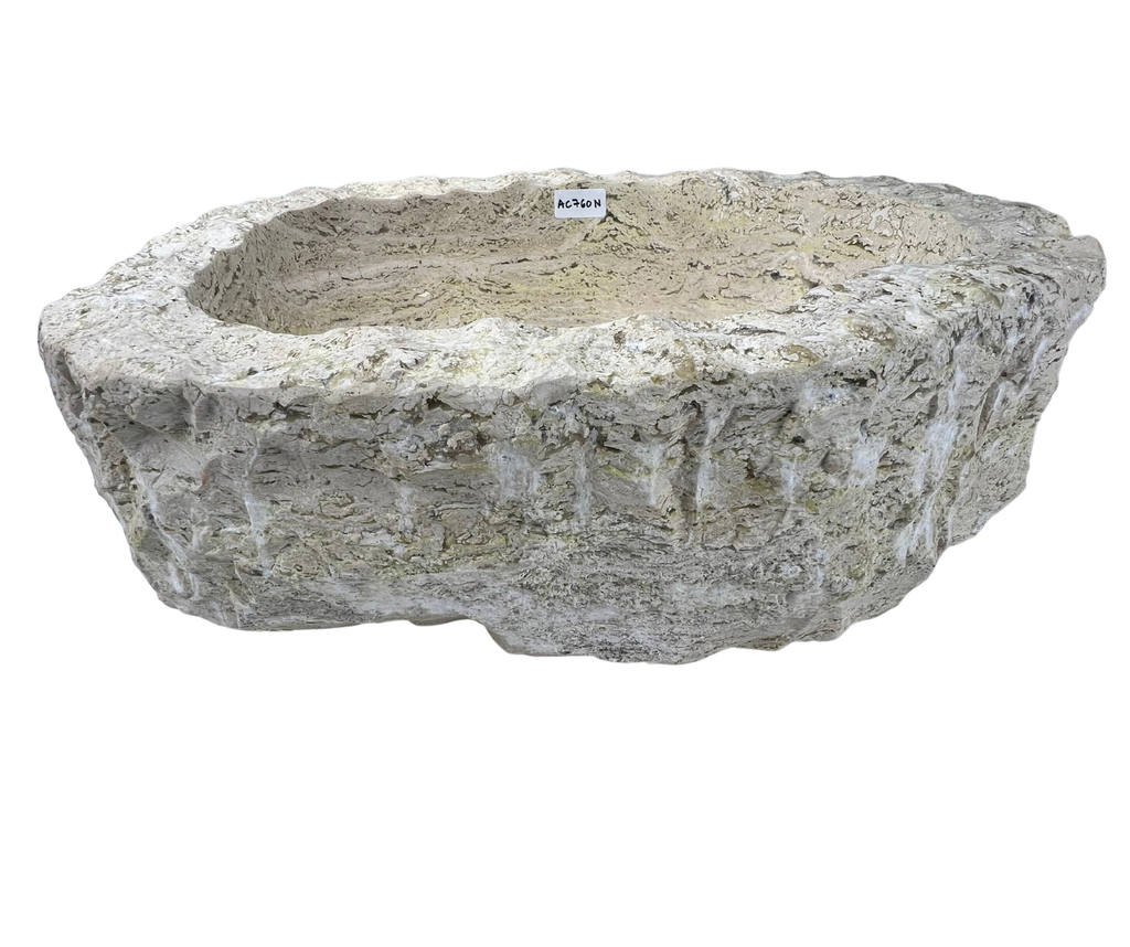 AC760N - Mármol Beige Irregular Raw - 49 x 40 x 16
