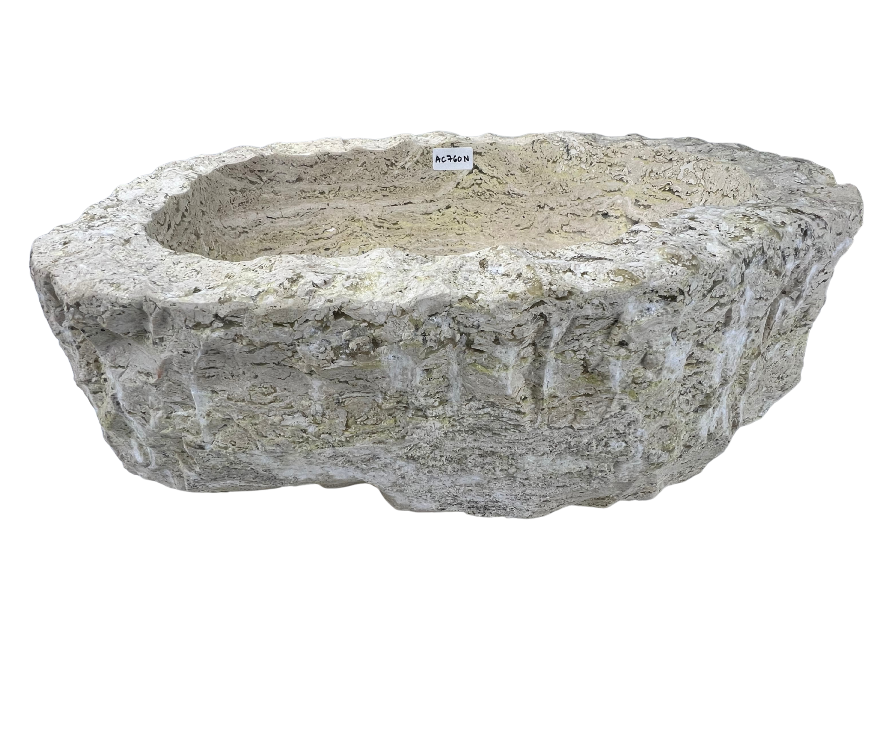 AC760N - Mármol Beige Irregular Raw - 49 x 40 x 16