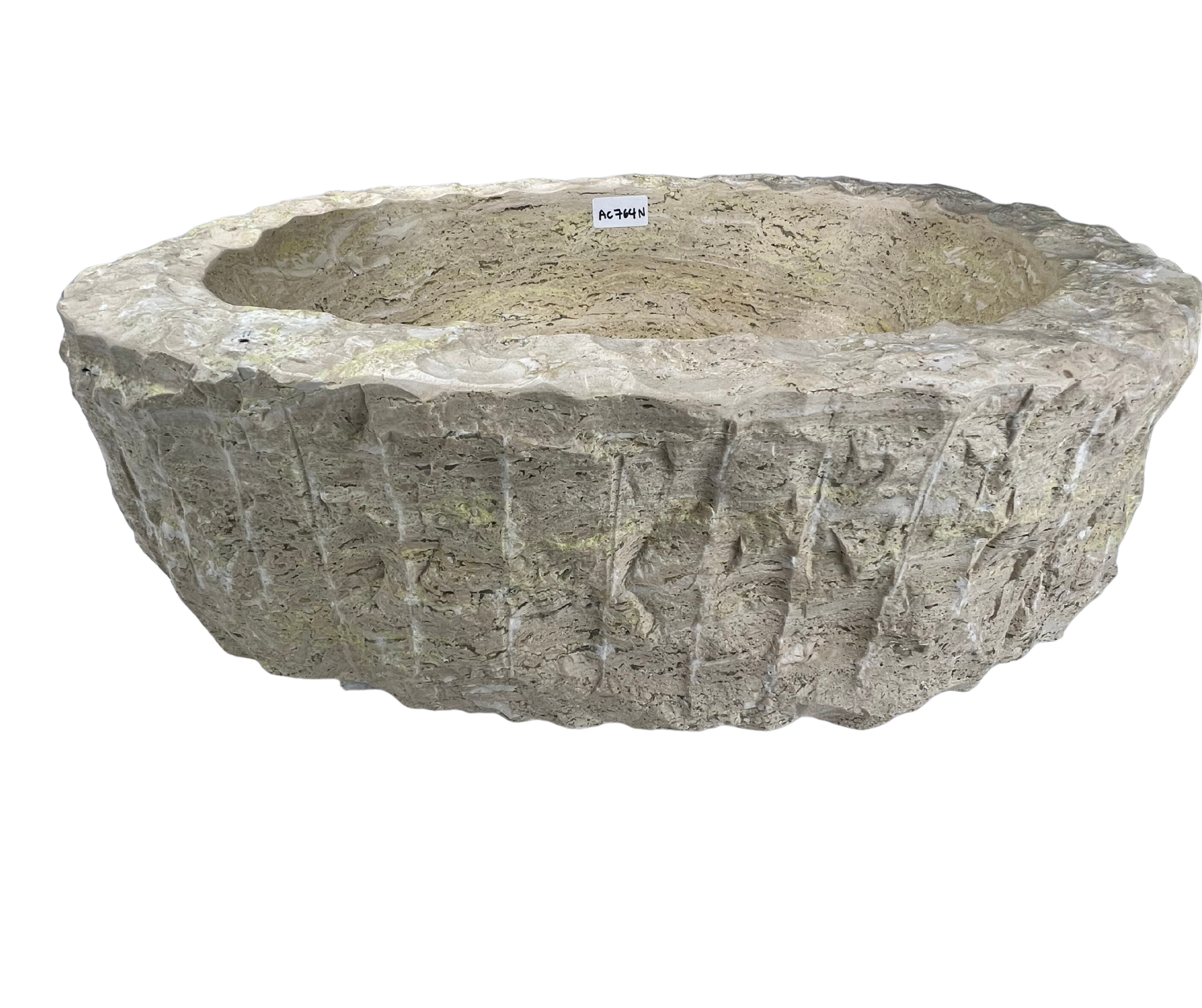 AC764N - Mármol Beige Irregular Raw - 49 x 40 x 16