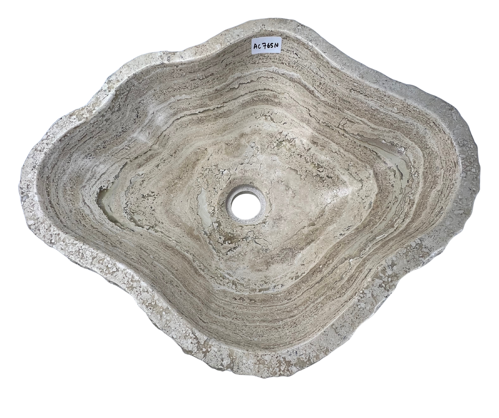 AC765N - Mármol Beige Irregular Raw - 50 x 41 x 16