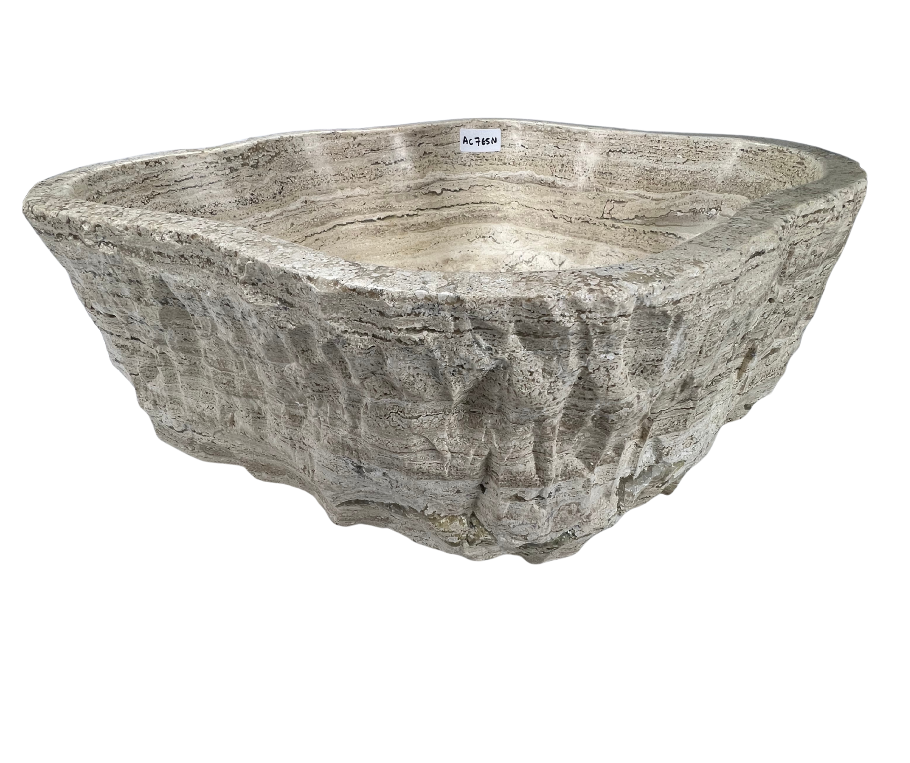 AC765N - Mármol Beige Irregular Raw - 50 x 41 x 16