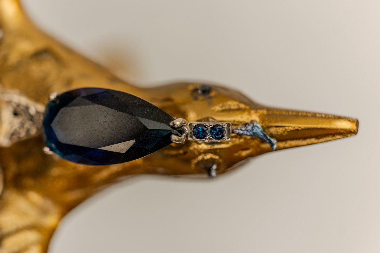 Pájaro Par Dorado Grande 1