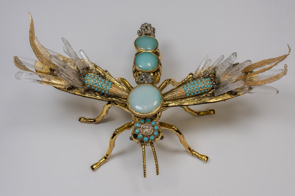 Abeja Grande Verde Menta