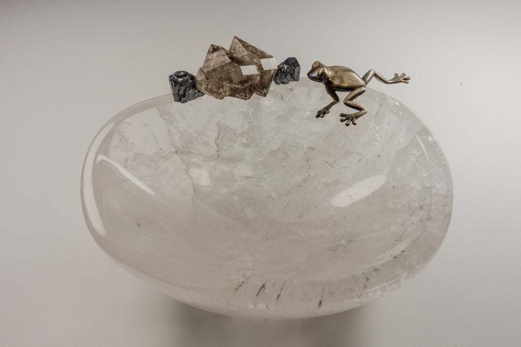 Bowl de Cuarzo con Rana