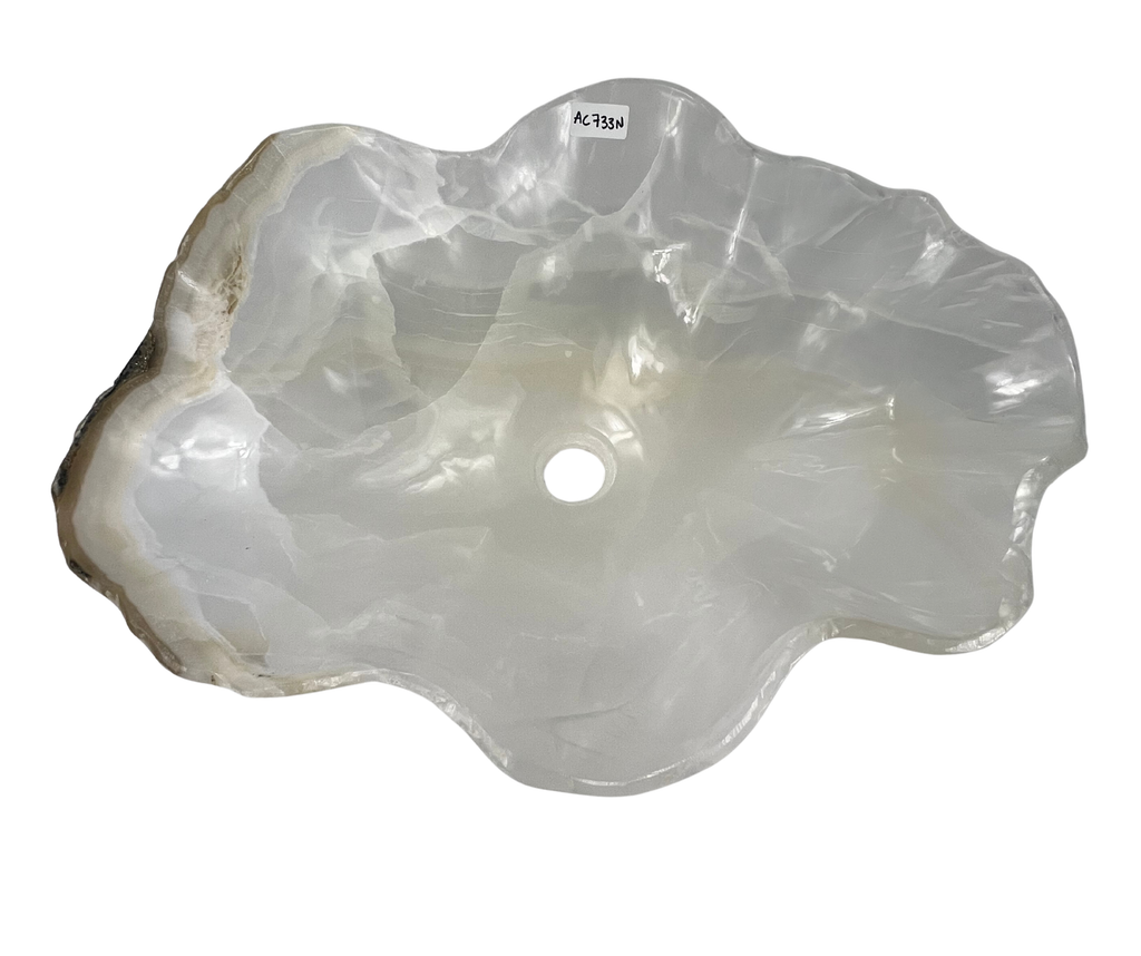 AC733N - Onix Blanco Tipo Bowl - 59.5 x 42.5 x 15