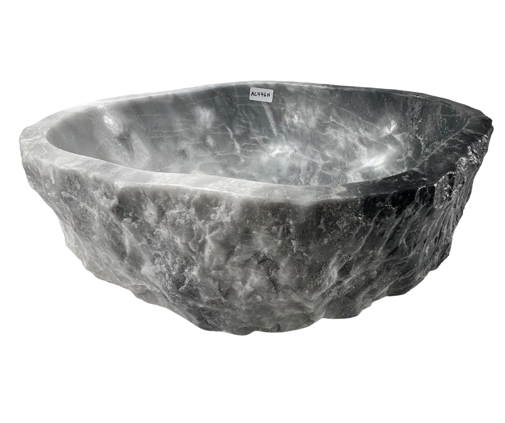 AC776N - Mármol Blanco / Grisaceo Irregular Raw - 50 x 39.5 x 16